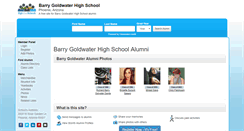 Desktop Screenshot of barrygoldwaterhighschool.net