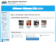 Tablet Screenshot of barrygoldwaterhighschool.net